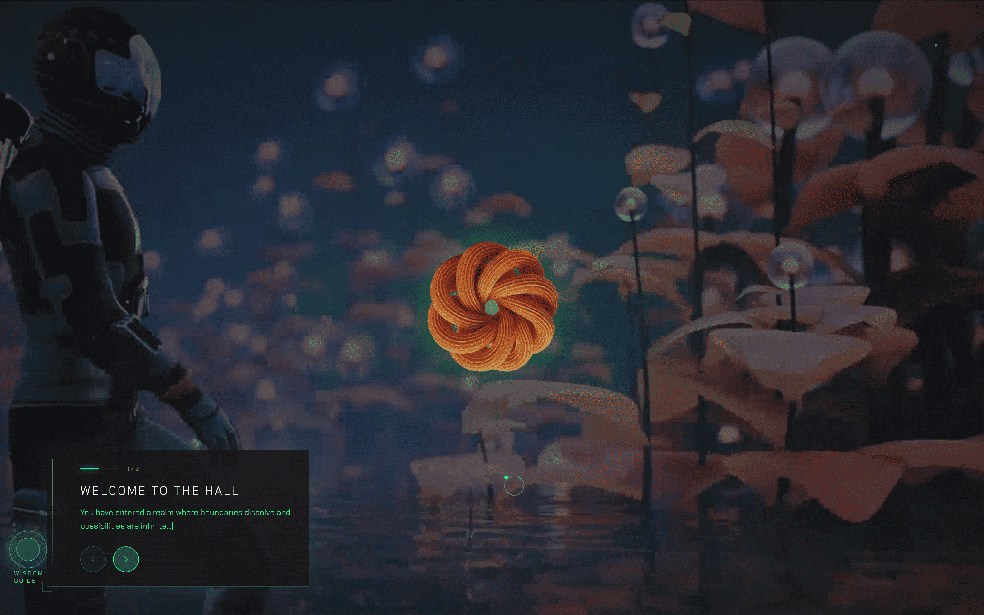 Attempt 3D cinematic interface screenshot